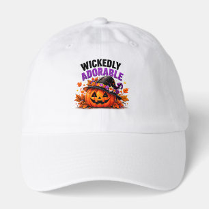 Wickedly Adorable Cute Pumpkin Witch Halloween Hat