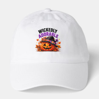 Wickedly Adorable Cute Pumpkin Witch Halloween Hat