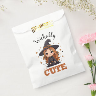 Wickedly Cute Halloween Witch   Spooky Adorable  Favor Bag