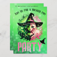 Wickedly Fun Birthday Party Green Pink Glinda