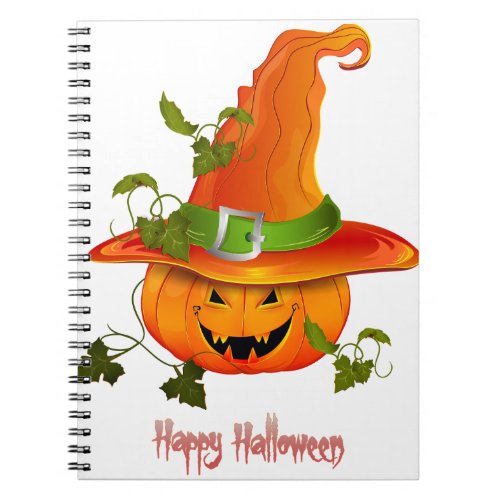 Wickedly Wonderful Halloween Spiral Photo Diary Notebook