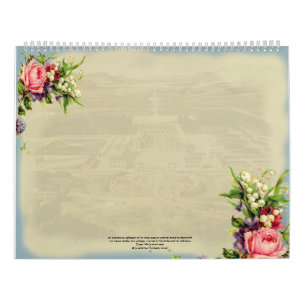 Wickedlylovely french inspired, shabby chic calendar