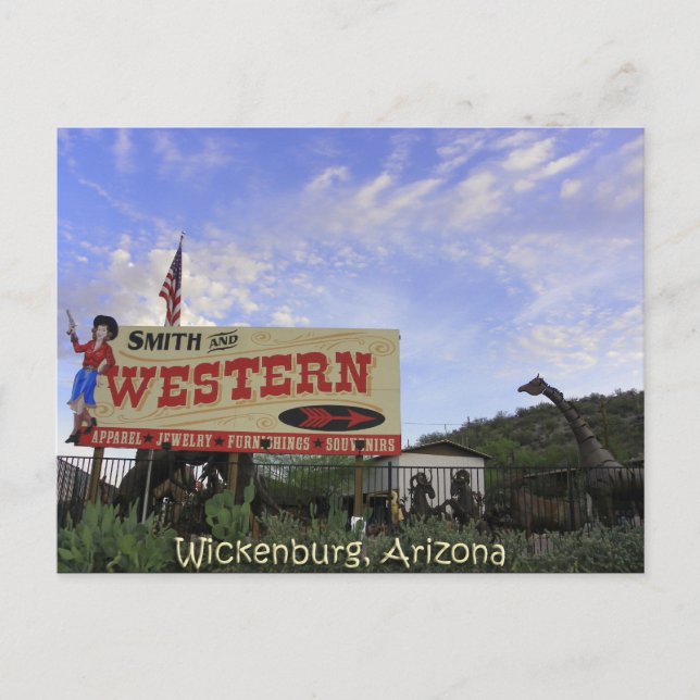 Wickenburg Arizona Postcard (Front)