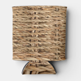 Wicker basket, high-resolution texture. can cooler