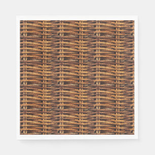 Wicker Basket Pattern Napkins