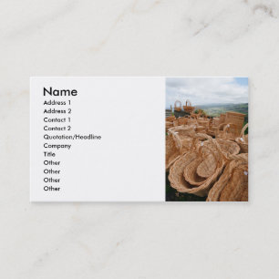 Wicker baskets business card