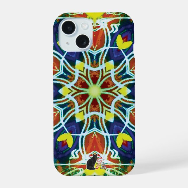 Wicker Kaleidoscope Iphone Case (Back)