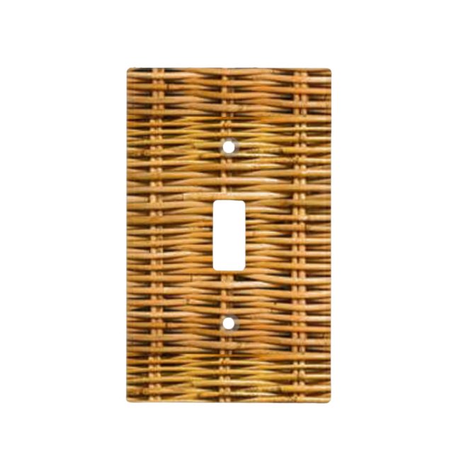 Wicker Light Switch Cover (Front)
