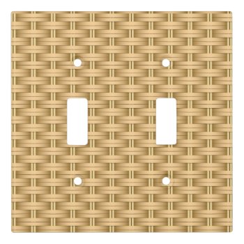 Wicker Light Switch Cover by KRStuff at Zazzle