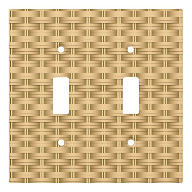 Wicker Light Switch Cover (Front)