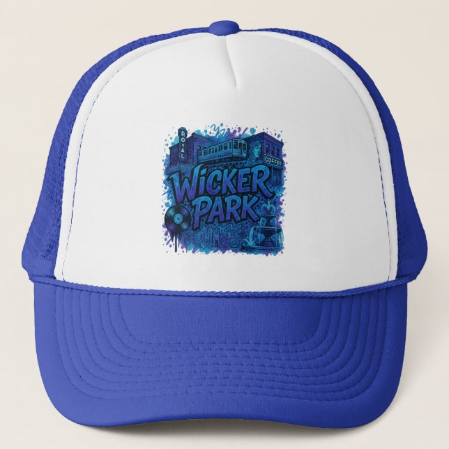 Wicker Park  Trucker Hat (Front)