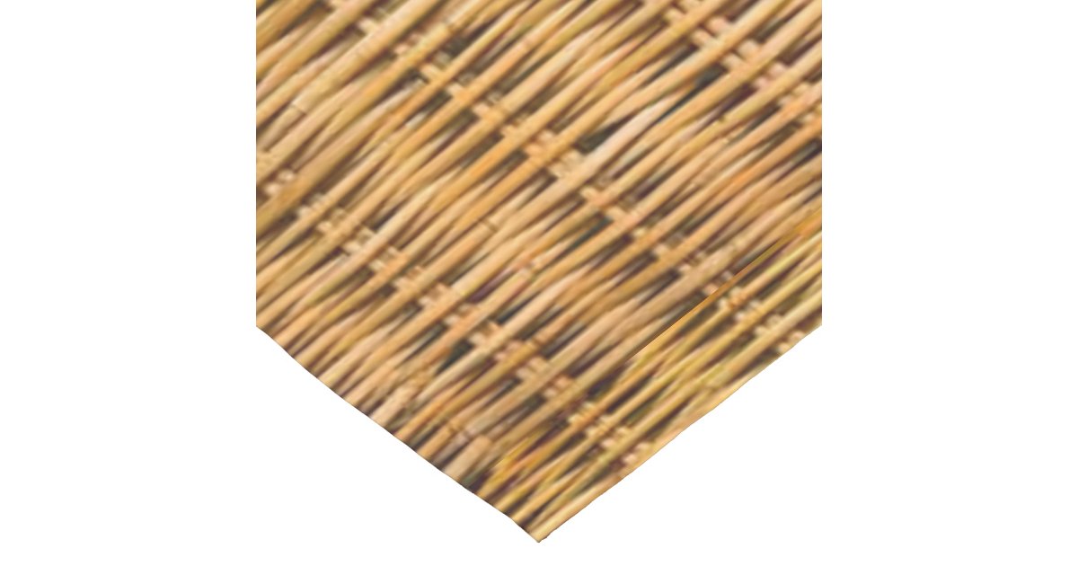Wicker Short Table Runner Zazzle