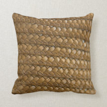 wicker pillow