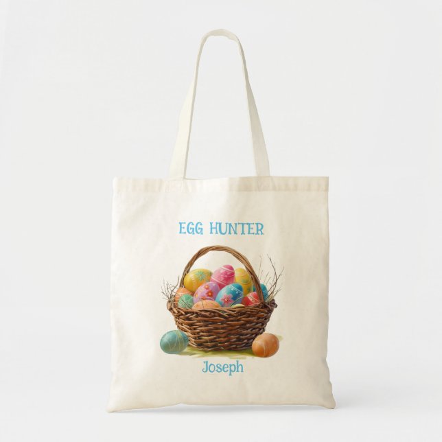 Wicker Wonderland Easter Egg Hunt Tote Bag (Front)