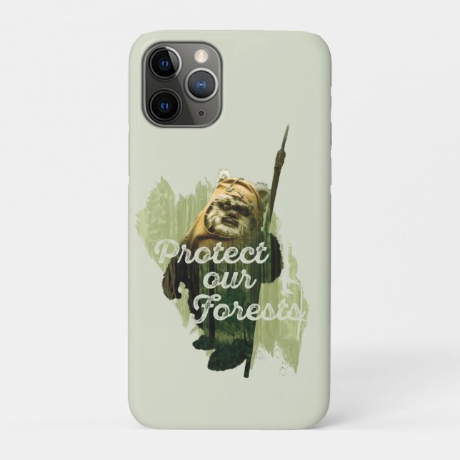Wicket Endor Graphic - "Protect Our Forests" Case-Mate iPhone Case (Back)