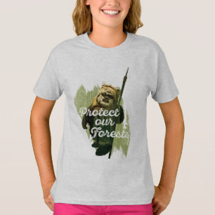 Wicket Endor Graphic - "Protect Our Forests" T-Shirt