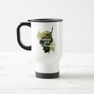 Wicket Endor Graphic - "Protect Our Forests" Travel Mug