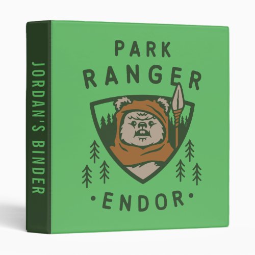 Wicket Park Ranger Graphic 3 Ring Binder