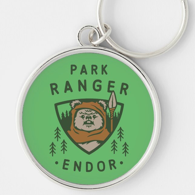 Wicket Park Ranger Graphic Keychain (Front)