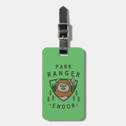 Wicket Park Ranger Graphic Luggage Tag