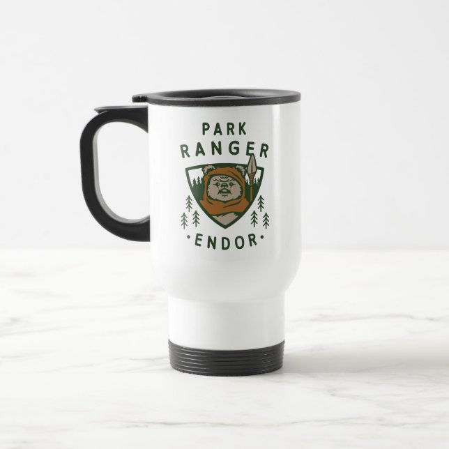 Wicket Park Ranger Graphic Travel Mug (Left)
