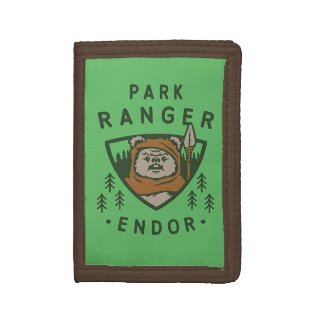 Wicket Park Ranger Graphic Trifold Wallet (Front Vertical)