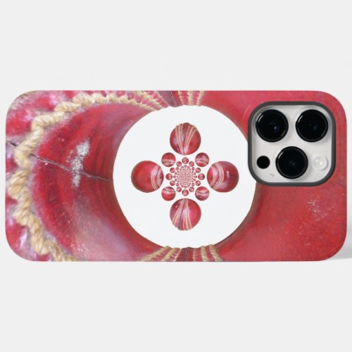 Wicket Whirl A Kaleidoscopic Cricket Ball Frenzy Case_Mate iPhone 14 Pro Max Case