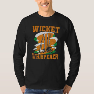Wicket Whisperer Quote For An Indian Cricketer T-Shirt