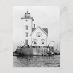 Wickford Harbor Lighthouse Postcard