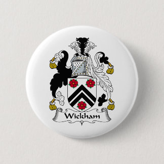 Wickham Family Crest Button