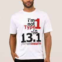 Wicking - Men's Type 1 Diabetes Half-Marathoner - T-Shirt