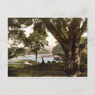 Wicklow Ireland, Thomas Moore Avoca poem Postcard