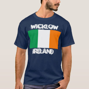 Wicklow, Ireland with Irish flag T-Shirt