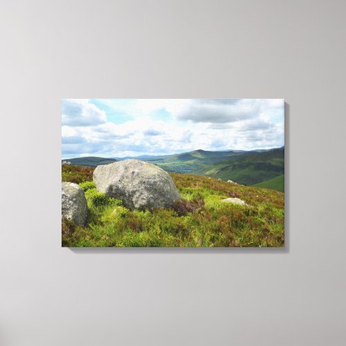 Wicklow mountains Ireland canvas print