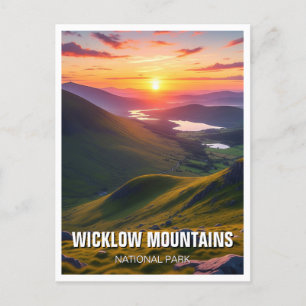 Wicklow Mountains National Park Ireland Travel Postcard