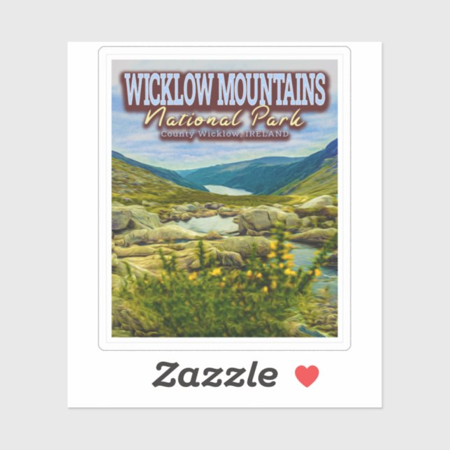WICKLOW MOUNTAINS NATIONAL PARK - WICKLOW IRELAND STICKER (Sheet)