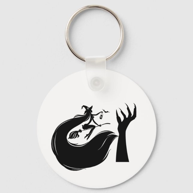 wicther devil design  keychain (Front)