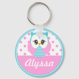 Widdle Owl Customized Keychain