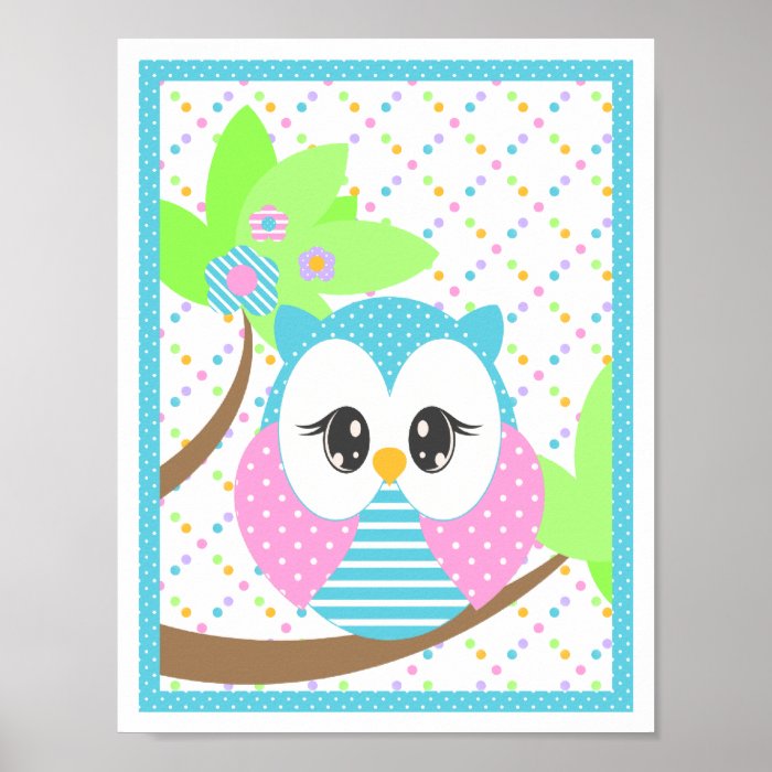 Widdle Owl Print