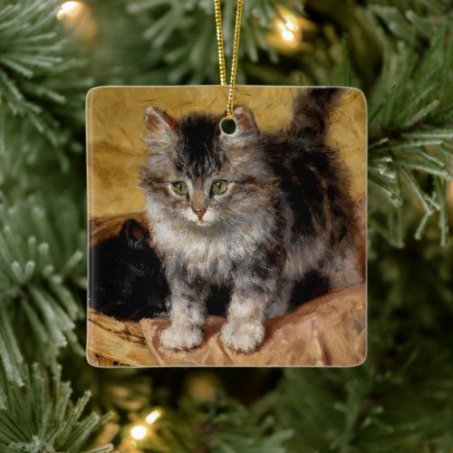 Wide Awake Kitten  H Ronner_Knip  Ornament 