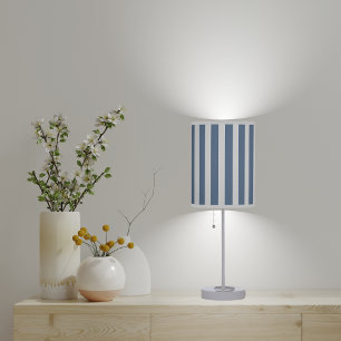 Wide blue stripes lamp