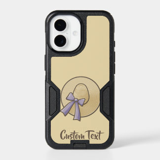 Wide Brimmed Hat Beige iPhone 17 Case