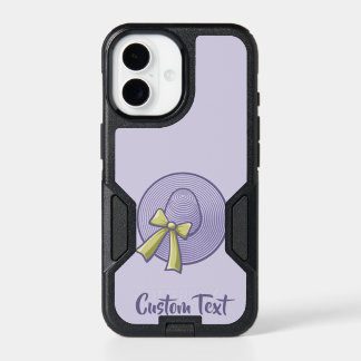 Wide Brimmed Hat Lilac iPhone 17 Case