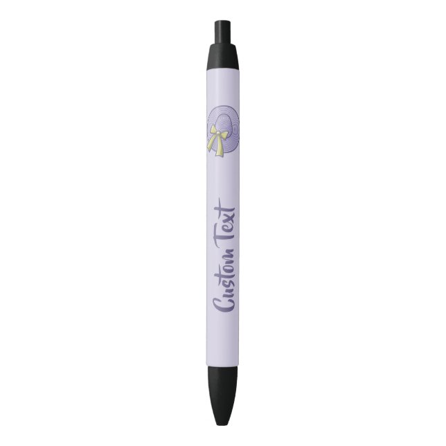 Wide Brimmed Hat Lilac Pen (Front Vertical)