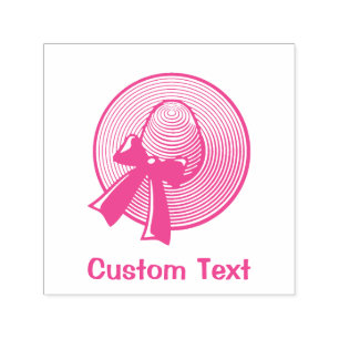 Wide Brimmed Hat Self-inking Stamp