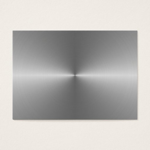 Customizable wide circular steel business card templates