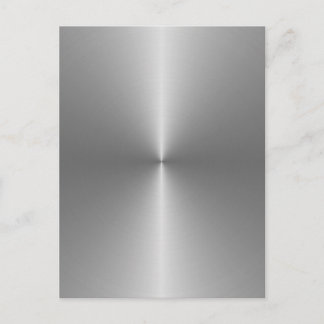 wide circular steel postcard