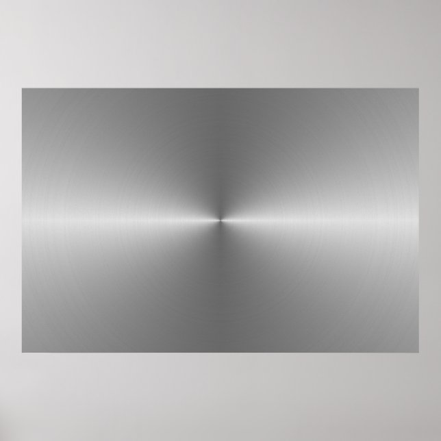 wide circular steel poster (Front)