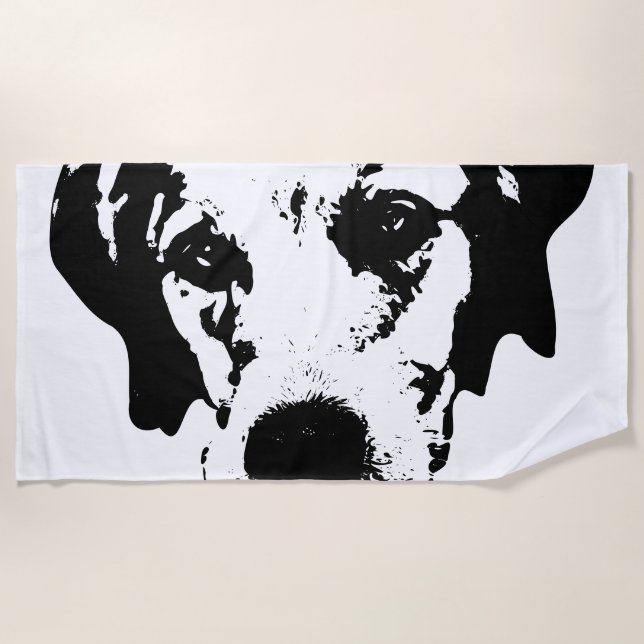 Wide Daybreak, Trusting Eyes Beach Towel (Front)