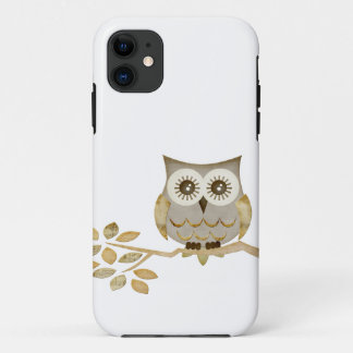 Wide Eyes Owl in Tree Case